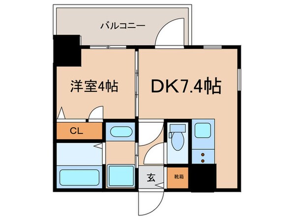 ｻﾞ･ﾚｼﾞﾃﾞﾝｽﾊﾟｰｸ久屋大通の物件間取画像